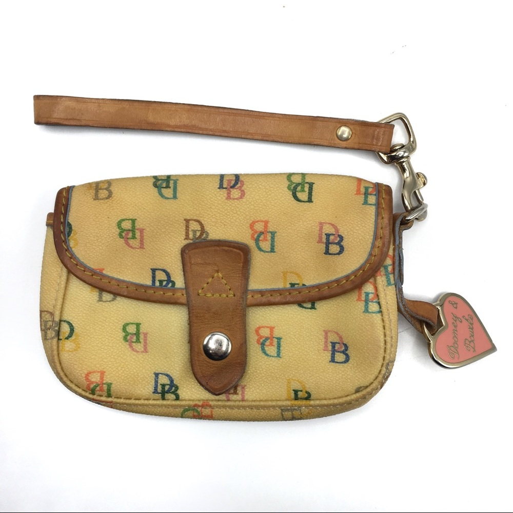 [DOONEY&BOURKE] Colorful Monogram Zip Clutch USA